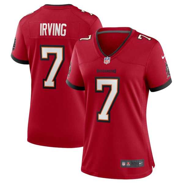 Women%27s Tampa Bay Buccaneers #7 Bucky Irving Red Stitched Game Jersey Dzhi